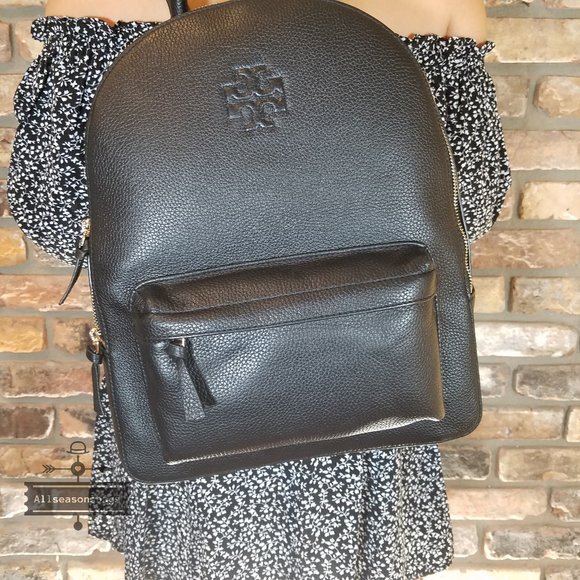 Tory Burch Handbags - Tory Burch Thea Large Black Backpack